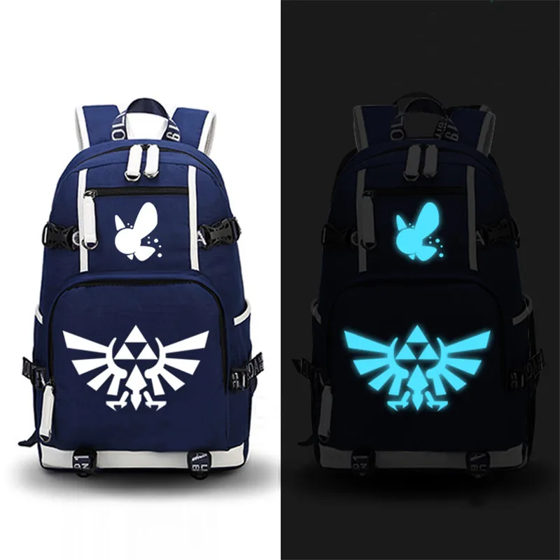 Легенда о Зельде печать школьные сумки Zelda Back Pack дорожный рюкзак Mochila Feminina холст рюкзак для ноутбука большая сумка для книг