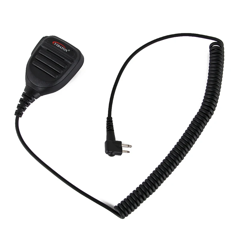 PMMN4013A Rainproof 2-Pin Shoulder Remote Speaker Mic-rophone PTT For Motorola Radio PMR446 PR400 Mag One BPR40 A8 EP450 AU1200