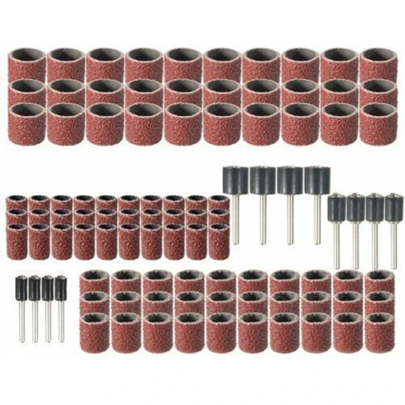 Втулки шлифовальный набор оправки 1/2 'Ɖ/8'' 1/4 &quotдля роторного инструмента Carborundum 80 шлифование песком