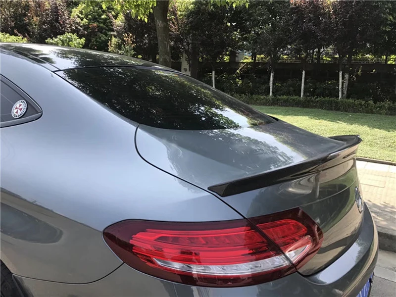 Mercedes W205 углеродного волокна задний бампер спойлер FD стиль для BENZ C Class W205/A205/C205 2 двери(только купе
