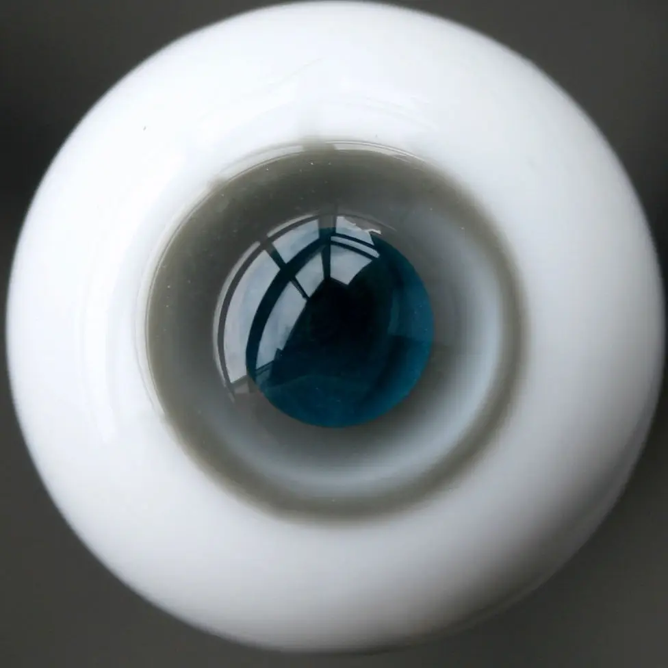 

[wamami] 0118# 14mm Light Slate Gray & Light Gray For BJD Doll Glass Eyes Outfit