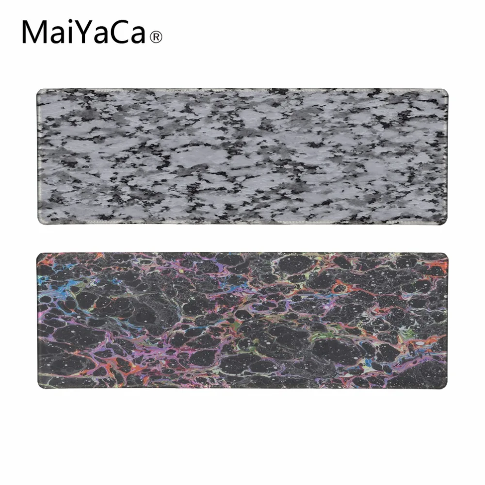 Maiyaca стильные игровые прямоугольные коврики с красочным мраморным камнем