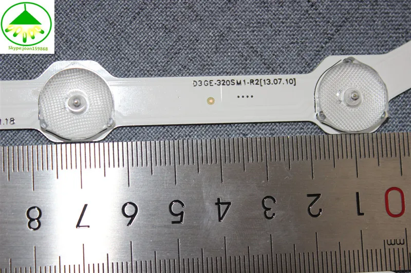 Светодиодная лента для подсветки 4 шт. 12 светодиодов телевизора Samsung 32