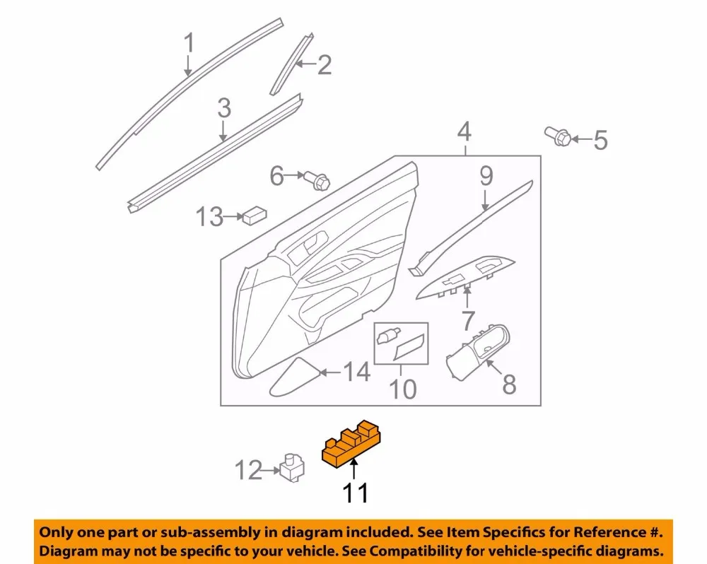 Переключатель Стеклоподъемника для LexusToyota Land Cruiser RX330 RX350 RX400h GX470 3.3L 3.5L 4.7L 5.7L 84040-60052