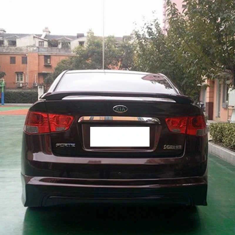 Высокое качество ABS заднее крыло для Kia forte 2011 до с тормозным спойлер на фонарь праймер или любой цвет задний спойлер для KIA Forte