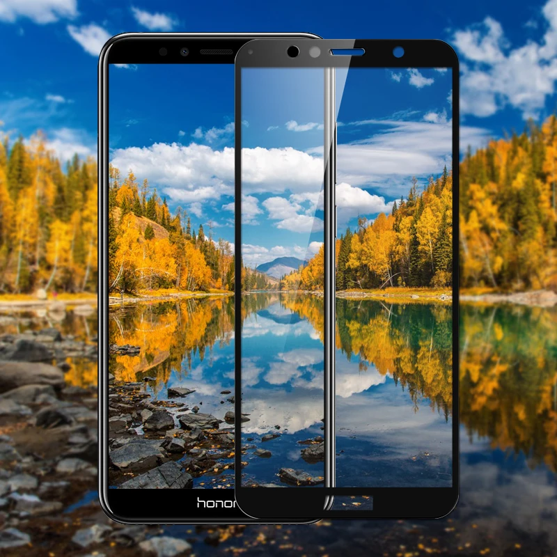 MAKAVO для Huawei Y6 Prime 2018 закаленное стекло 2.5D полное покрытие Защитная пленка экрана 2