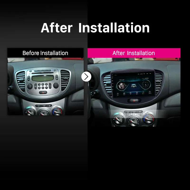 Harfey HD сенсорный экран 9 дюймов Android 1 GPS навигация автомобильное радио для старой