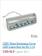 LESU Светодиодный прожектор Toplight 1/14 RC Tmy R620 R470 модель трактора Sca грузовик TH11433