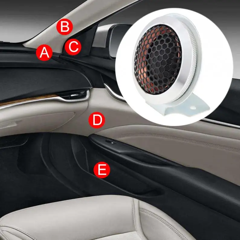 1 пара высокоэффективный купольный мини-твитер из алюминиевого сплава 5 дюйма 180