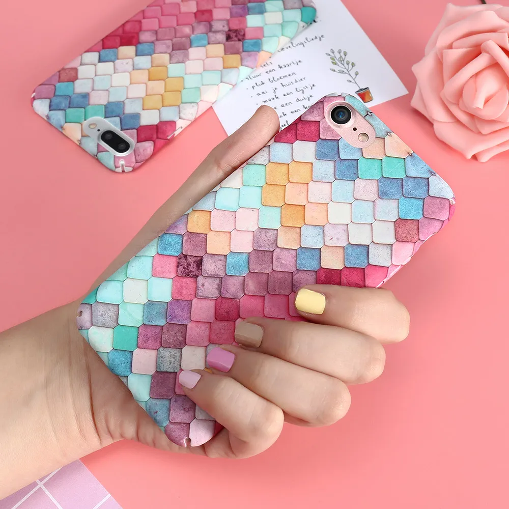 Kisscase красочный чехол для телефона iphone 8 7 плюс 6 6S 5S SE 5 сексуально крышка Iphone x Plus