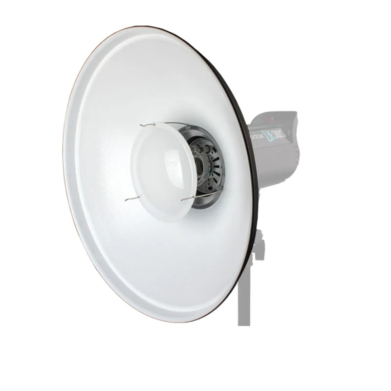 Отражатель Godox Beauty Dish внутри белый 42 см для крепления Bowens сотовая сетка крышка