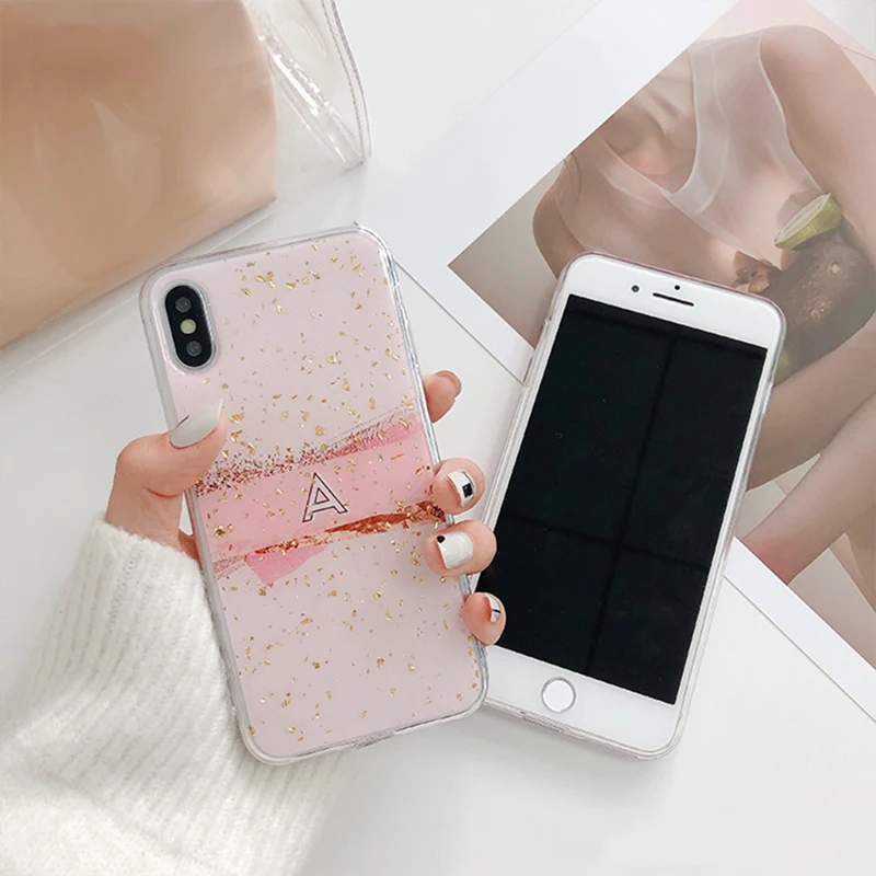 Чехол для iphone XS Max с золотой фольгой и мрамором чехол XR X 8 7 6S 6 Plus Модный кольцом