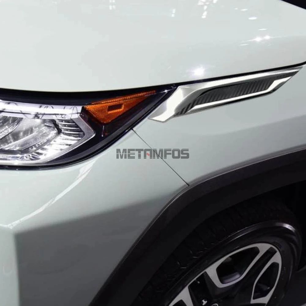 Для Toyota Rav4 Rav 4 передний головной светильник, лампа, головной светильник для век, крышка для бровей, Формовочная отделка, полоса, внешние аксессуары для автомобиля