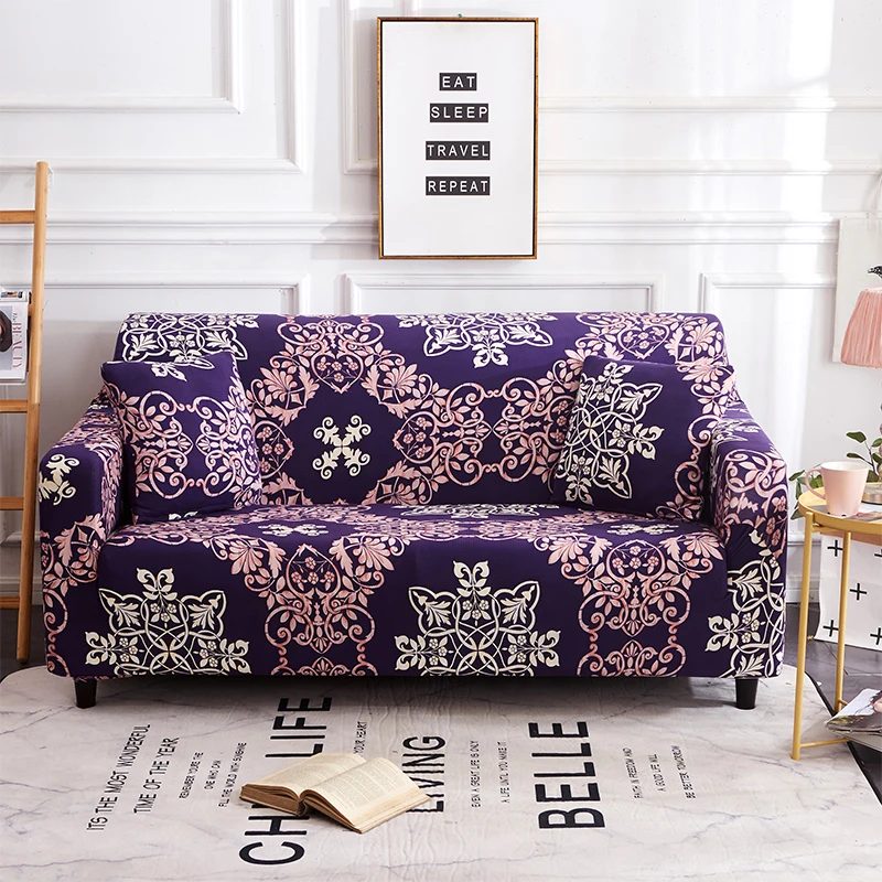 Retro Decor Large Elastic Comfortable Sofa Furniture Set Washable Modern Luxury Flower Cover Covers for Living Room | Дом и сад