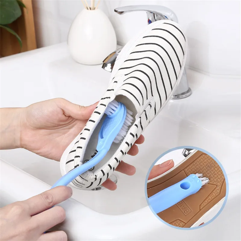 Многофункциональная портативная щетка для обуви с длинной ручкой кухни ванной