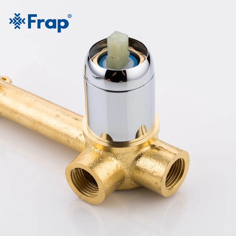 FRAP Новый латунный кран для раковины настенный с одной ручкой смеситель ванной