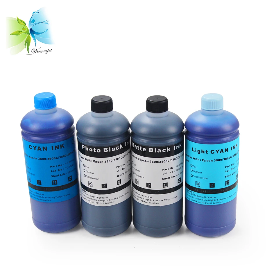 Пигментные чернила WINNERJET 1000 мл для принтера Epson Stylus Pro 3800 3880 3800c 3890 3850|pigment ink for