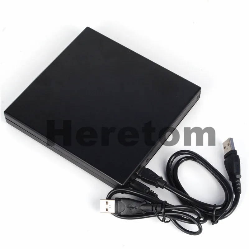 Heretom ABS USB 2 0 SATA на мм 12 7 Внешний оптический привод Корпус для ноутбука привод|Боксы