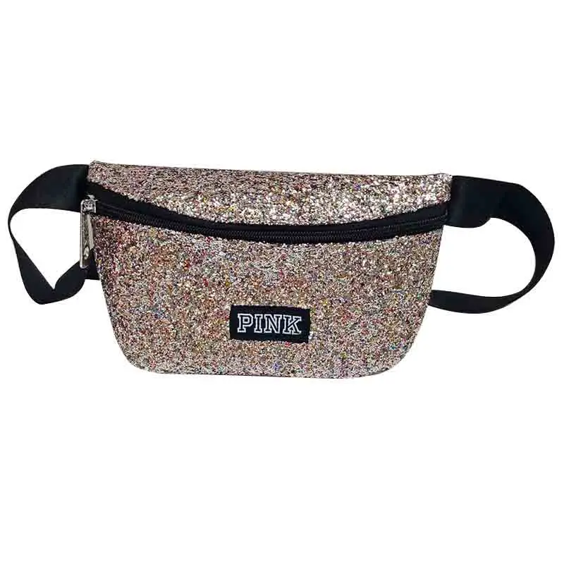 Waist Bag 9 Raisvern, зима, Розовый Повседневный Спортивный костюм с буквенным принтом, Женский комплект из 2 предметов, топ и штаны на молнии, худи, сексуальный свитшот, спортивный костюм - Цвет: Waist Bag 9