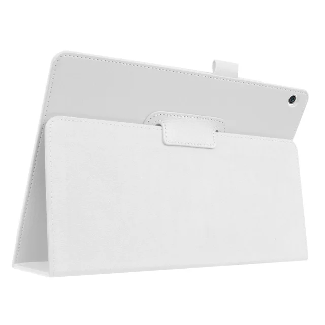 White Из искусственной кожи чехол для huawei MediaPad T5 10 Крышка для huawei Медиа Pad AGS2-W09 AGS2-L09 AGS2-L03 AGS2-W19 10,1 дюймов крышка чехол s - Цвет: White