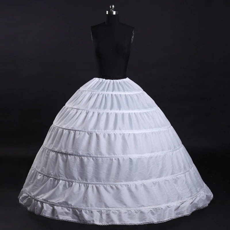 

Ball Gown Petticoats 6th Loop Circumference Bustle Wedding Dress Underskirt Bridal Crinolines
