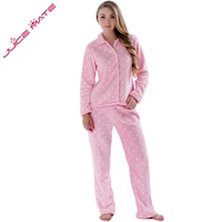 autumn winter warm pyjamas women sleepwear female fleece pajamas sets plus size home suits sleep lounge pajamas for women adults