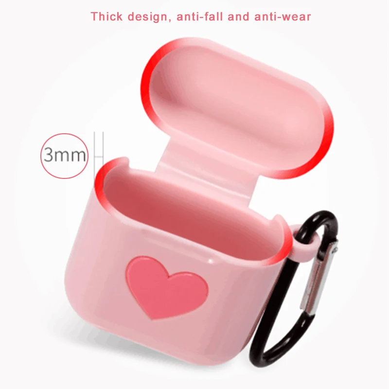 Наушники-вкладыши для Apple, аксессуары для airpods, милый чехол, защита для i9s i10 i11 i13 i19 TWS Air pods, защита для наушников, чехол