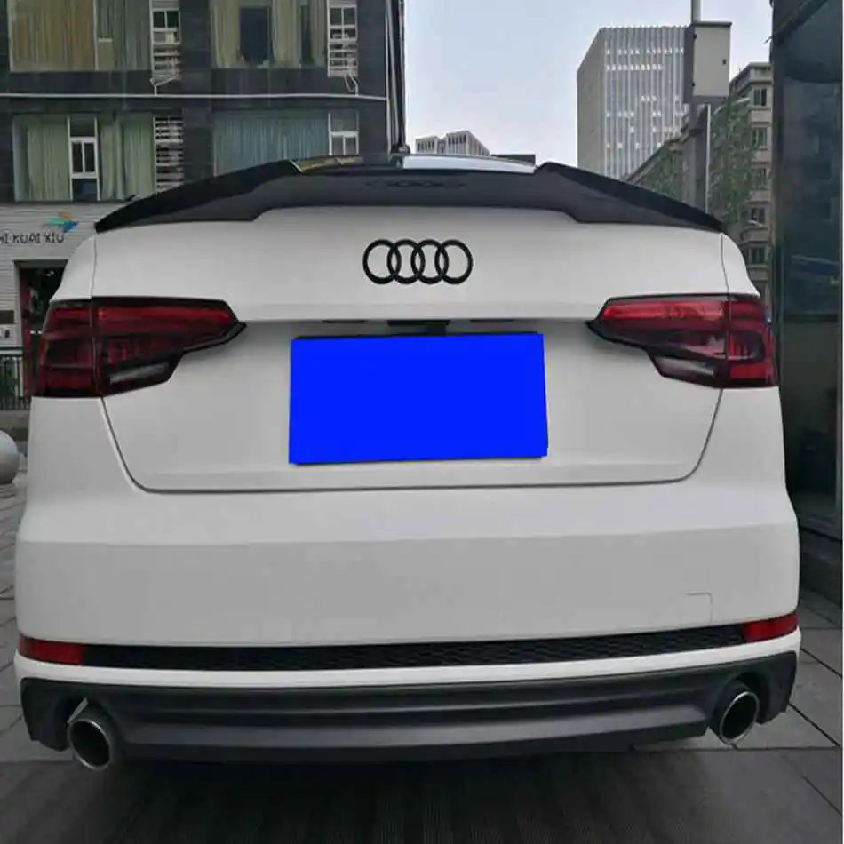 Спойлер для Audi A4 B8.5 2013 2014 2015 УГЛЕРОДНЫЙ спойлер задний багажник из углеродного