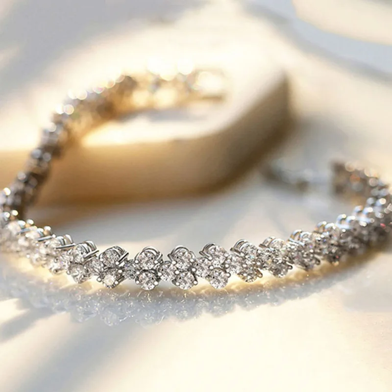 Национальный стиль римские женские горный хрусталь браслет модные