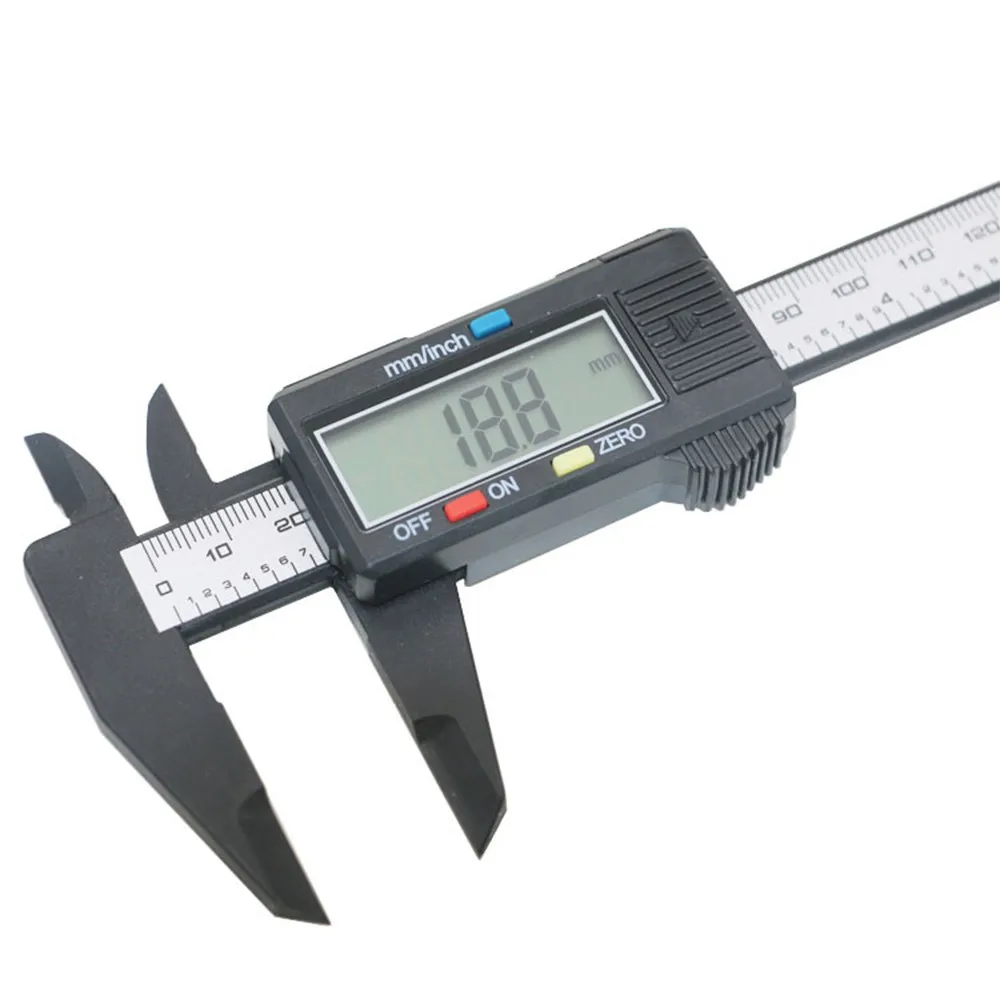 Штангенциркуль цифровой из углеродного волокна 6 дюймов 0 150 мм|electronic caliper ruler|digital