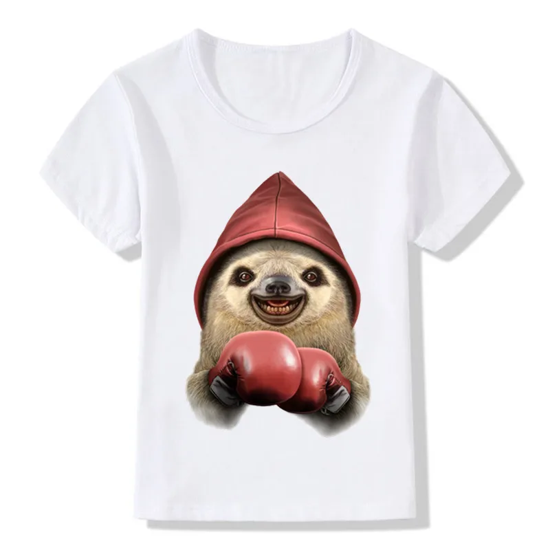 2018 Детские Однотонные трусы боксеры с рисунком кошки/собаки забавная футболка