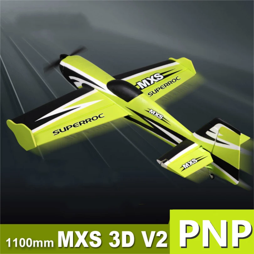 Радиоуправляемый самолет FMS 1100 мм 1,1 м MXS V2 зеленый 4CH PNP прочный EPO аэробический 3D масштаб радиоуправляемая модель самолета