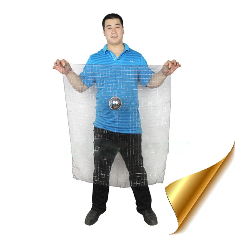 Шарф висячий шарик поплавок Волшебные трюки Серебряный мяч зомби магический