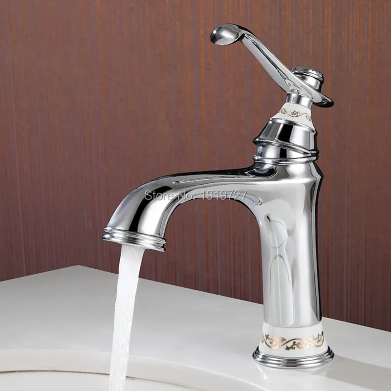 

New Single Pull-Out Kitchen Faucet Bathroom Sink Faucet Oil Rubbed Bronze Gold Chrome white mixing chrome white mixing gold