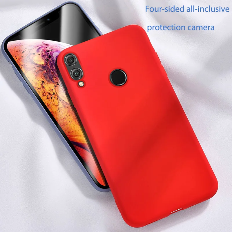 Жидкий силиконовый чехол для huawei смартфона Honor 8X10 9 9X играть 20 P30 P20 Lite P10 рlus Nova 3i 3 5 Pro 5i Y9 Prime Коврики 30 крышка