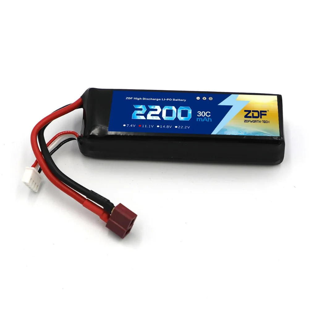 Аккумулятор ZDF RC Lipo 3S 11 1 В 2200 мАч 30C для самолета вертолета дрона|Детали и