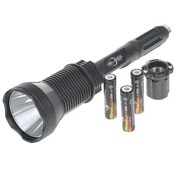 TrustFire X6 SST-90 Cree XM-U2 5-Mode 2300-Lumen светодиодный фонарик с памятью+ 3 шт x 18650 перезаряжаемый аккумулятор