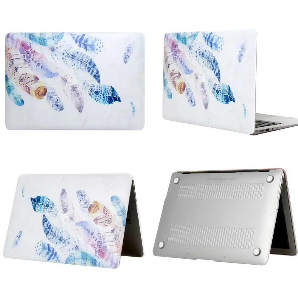 Цветной чехол для ноутбука Apple macbook Air Pro retina 11 12 13 15 для Mac 13,3 Новинка Pro 16 дюймов с сенсорной панелью+ чехол для клавиатуры