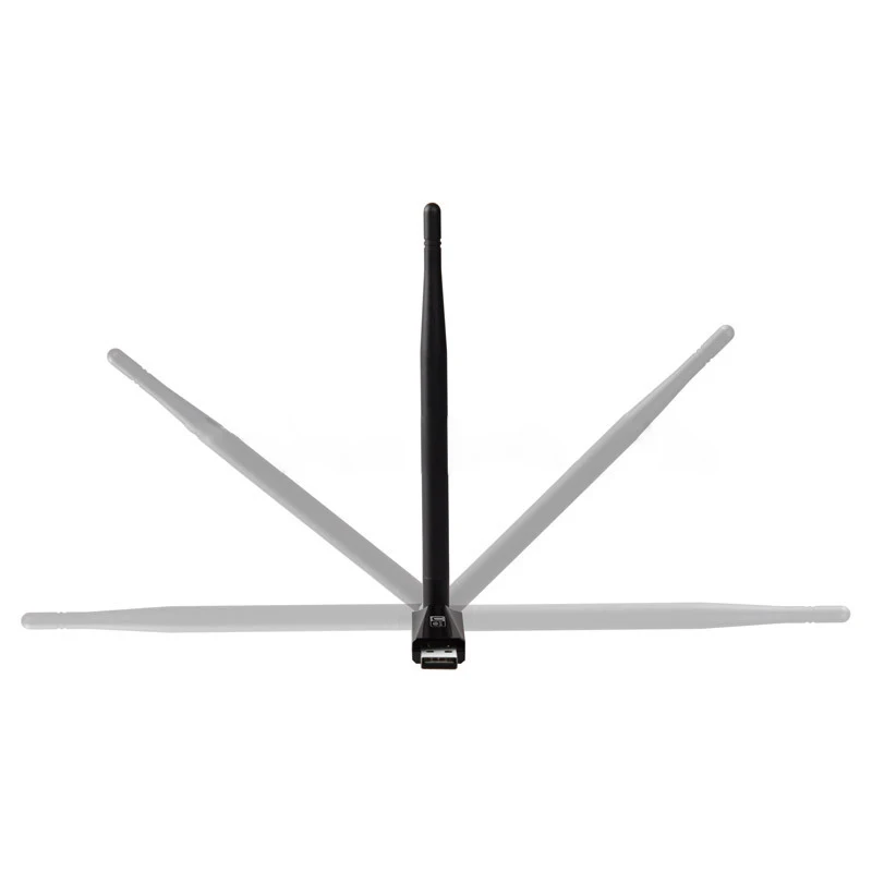 Беспроводная сетевая мини-карта kebidumei 150 Мбит/с USB Wi-Fi портативная карта MTK7601U LAN 5 дБ