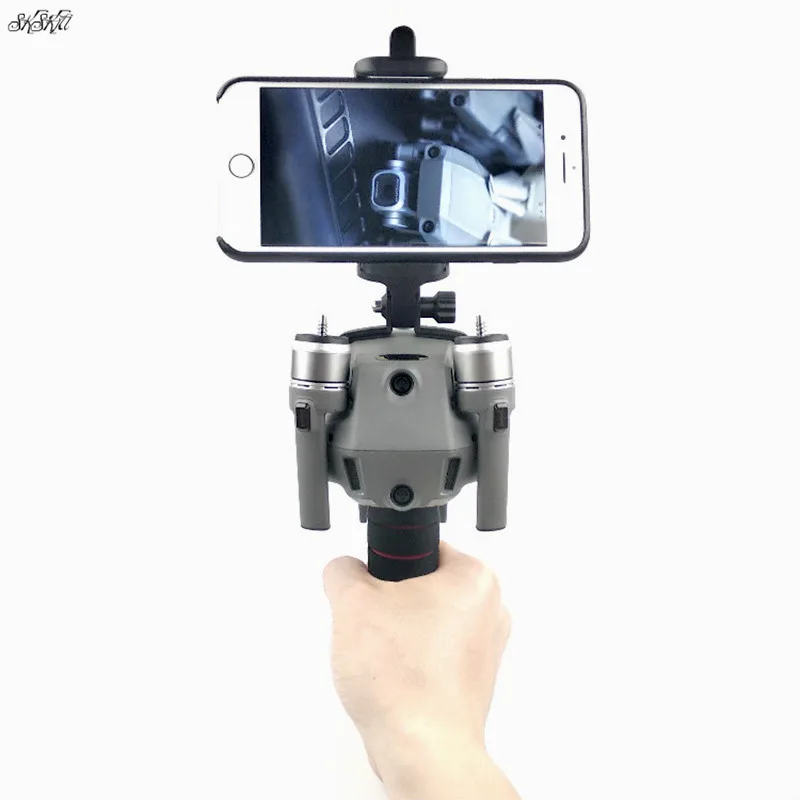 handheld stabilize holder with mobile phone clip mounts for dji mavic 2 pro zoom drone accessories free global shipping