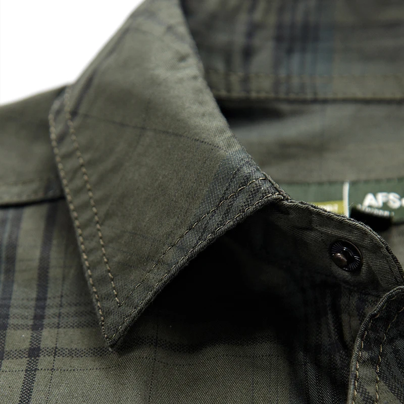 

Classic Nice Shirt men high quality Summer casual plaid shirt cotton chemise homme brand men clothing military shirts M-5XL Male