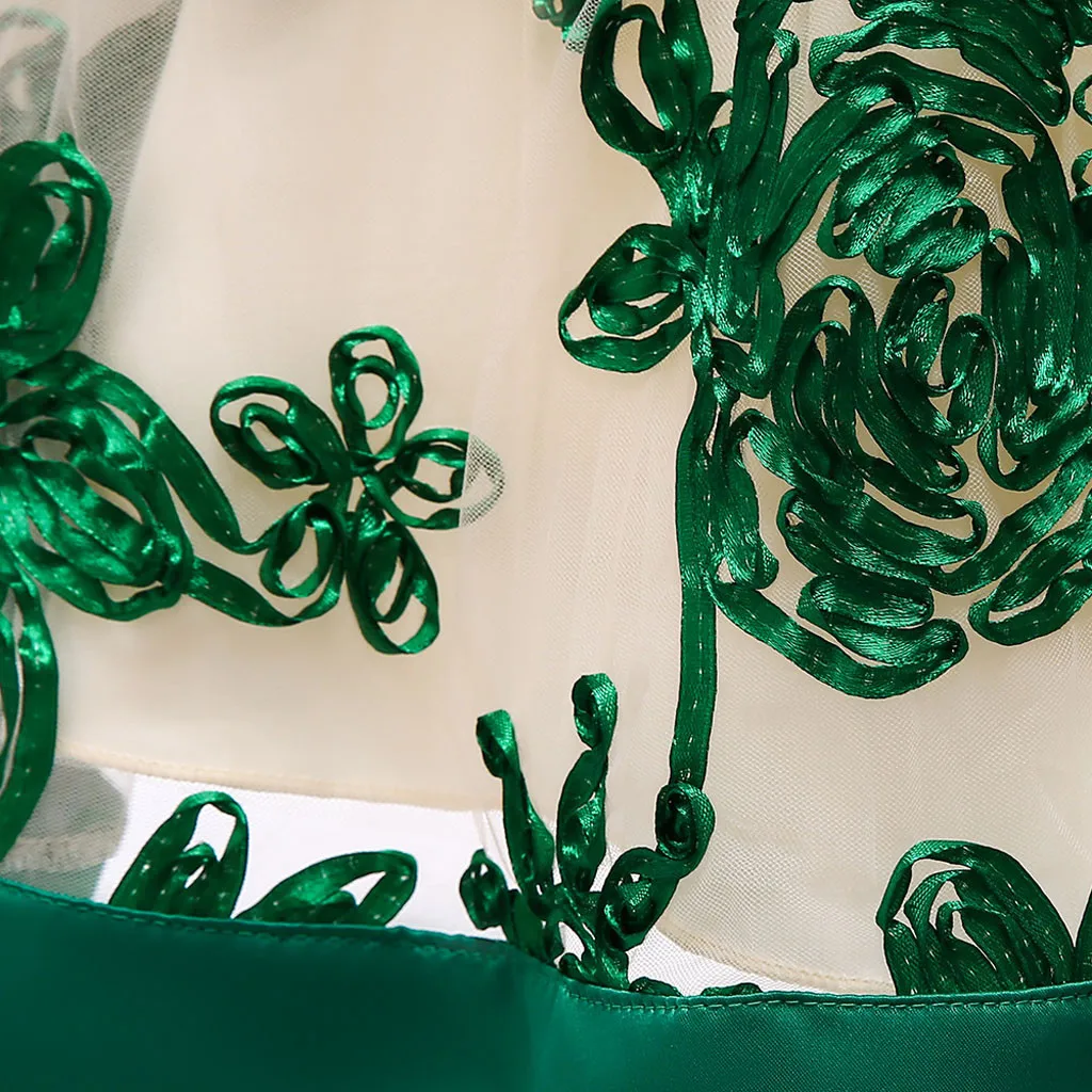 Одежда для маленьких девочек Хлопковое платье с цветочным рисунком принцессы