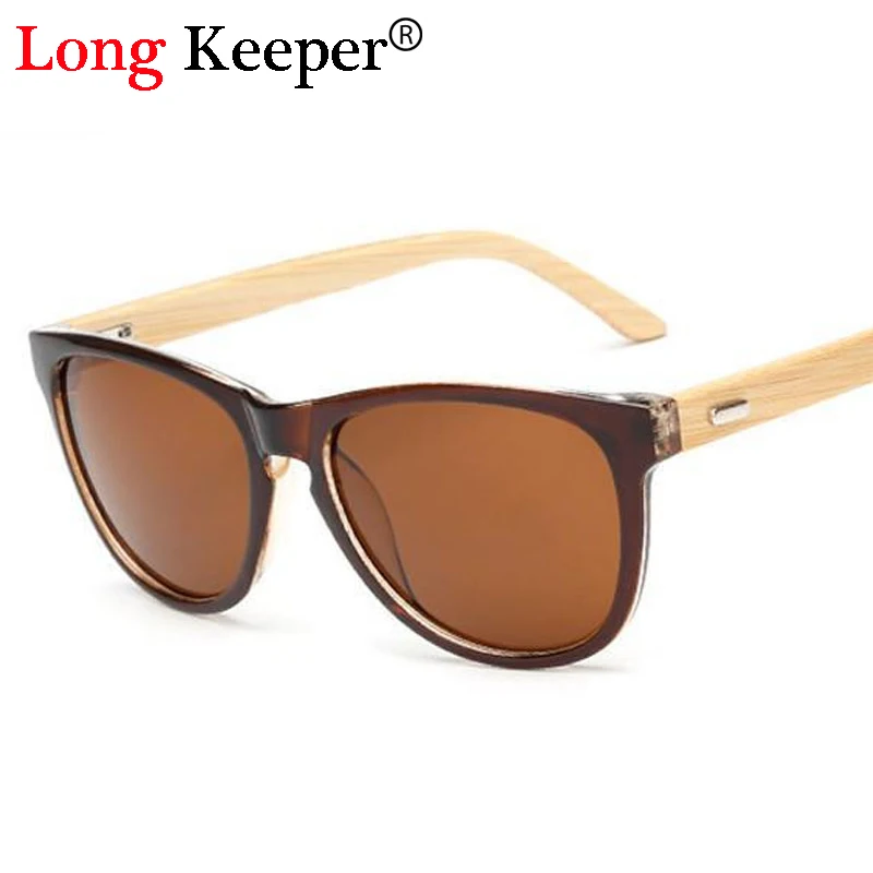 Солнцезащитные очки Long Keeper с бамбуковыми дужками для мужчин и женщин