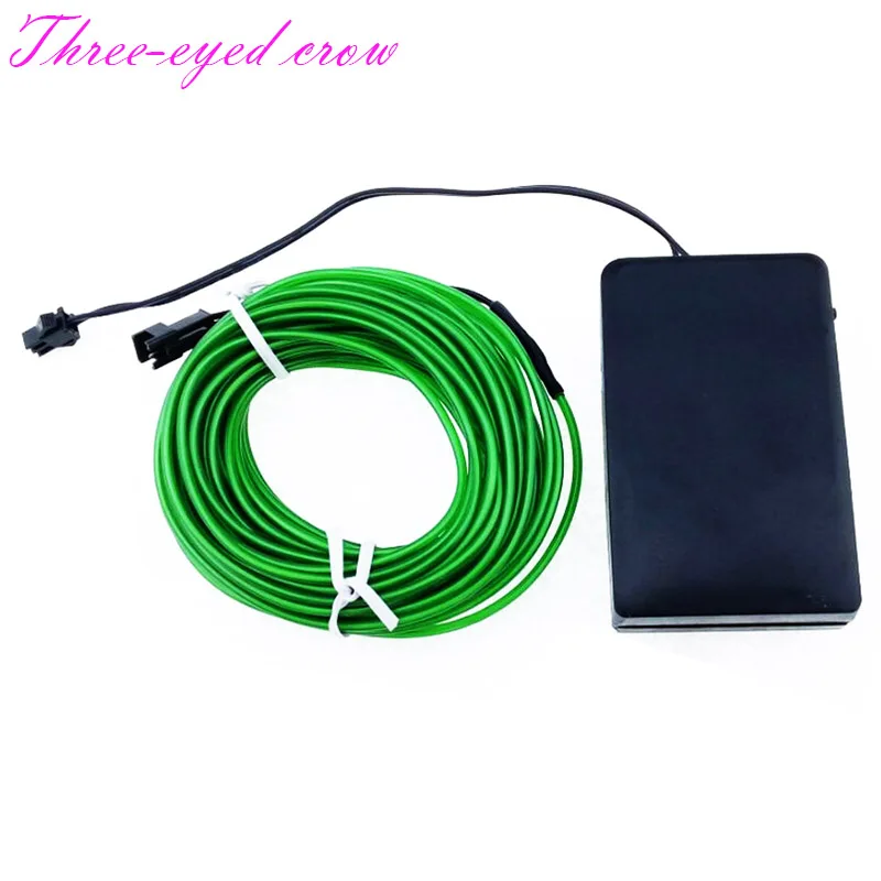 Светодиодная лента гибкая неоновая лампа с питанием от батареи 4AAA 10 м для