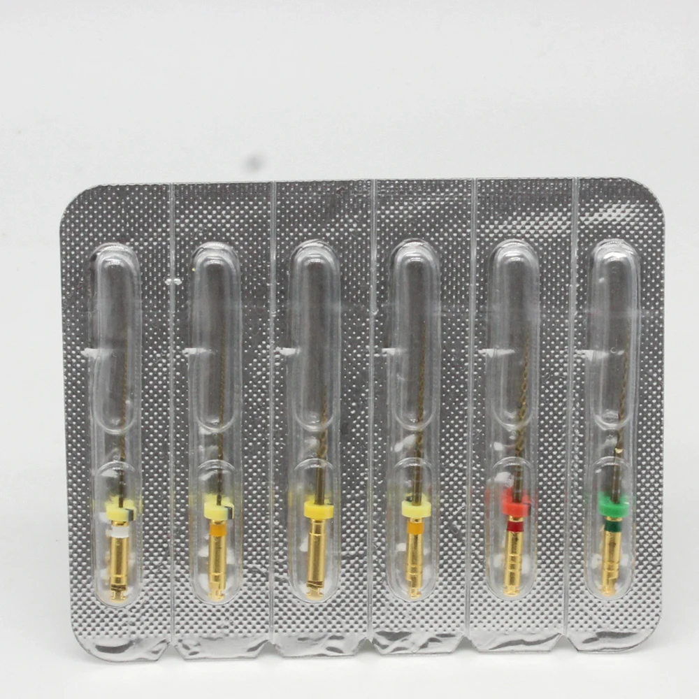 

6pics Dental Perfect Endo Treatment Niti Gold Files