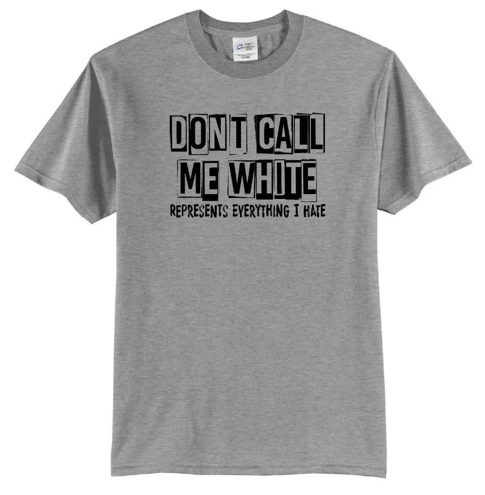 Белая футболка Don Call Me не зови меня борец за политику Анти расизм ноfx Fan Artnew Fashion