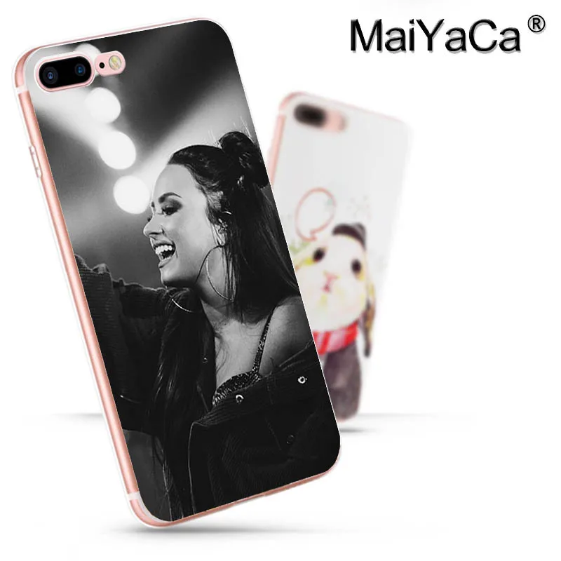MaiYaCa Demi Lovato хит продаж модные аксессуары для телефонов Чехол iPhone 8 7 6 6S Plus X 10 5S SE 5C