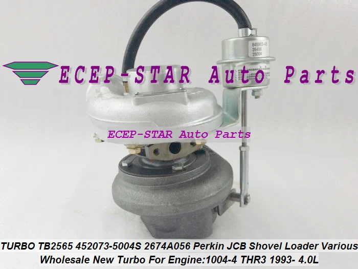 TURBO TB2565 452073-5004S 452073 2674A056 Turbocharger For Perkin s JCB Shovel Loader Power Various 1004-4 THR3 1993- 4.0L | Автомобили и