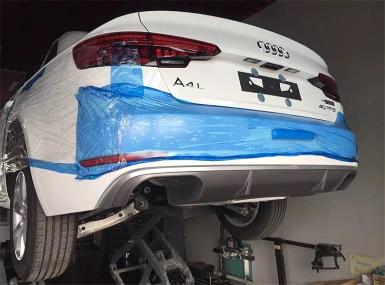 Задний спойлер для Audi A4 B9 2017 2018 высококачественный автомобильный бампер из
