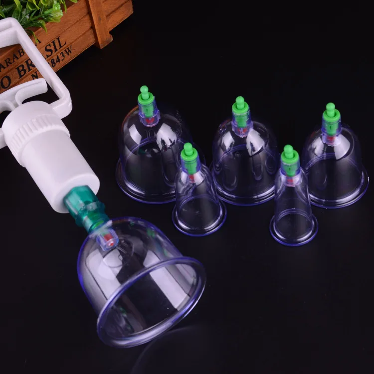 

6 Pcs/ Set Chinese Health Care Medical Vacuum Body Cupping Set Portable Massage Therapy Kit Body Relaxation Healthy cupping Set